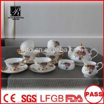 P &amp; T 2015 neue Produkt Knochen China Tee-Set Kaffee-Set Hochzeitsfeier